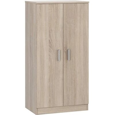 PEGANE Armoire à chaussures en bois coloris chêne canadien - Hauteur 108 x Profondeur 36 x Largeur 55 cm Marron - Publicité PEGANE Armoire à chaussures en bois coloris chêne canadien - Hauteur 108 x Profondeur 36 x Largeur 55 cm Marron - Publicité