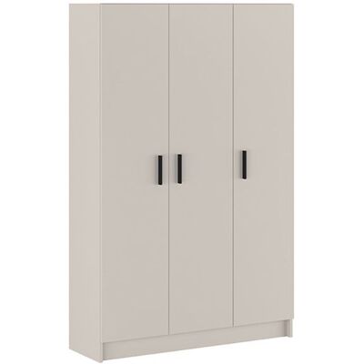 PEGANE Armoire polyvalente avec 3 portes coloris beige - Longueur 108 x profondeur 3440 x hauteur 180 cm Beige - Publicité PEGANE Armoire polyvalente avec 3 portes coloris beige - Longueur 108 x profondeur 3440 x hauteur 180 cm Beige - Publicité