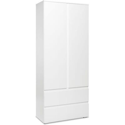 Marque Modèle - Armoire multifonction blanche - Publicité Marque Modèle - Armoire multifonction blanche - Publicité
