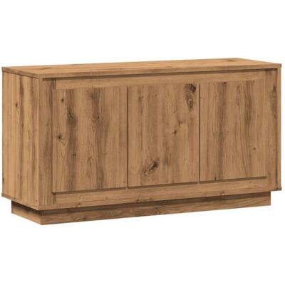 VIDAXL Enfilade/Bahut/Vitrine - Rustique - Buffet chêne artisanal 102 x 35 x 55 cm bois dingénierie @159459 Marron - Publicité VIDAXL Enfilade/Bahut/Vitrine - Rustique - Buffet chêne artisanal 102 x 35 x 55 cm bois dingénierie @159459 Marron - Publicité