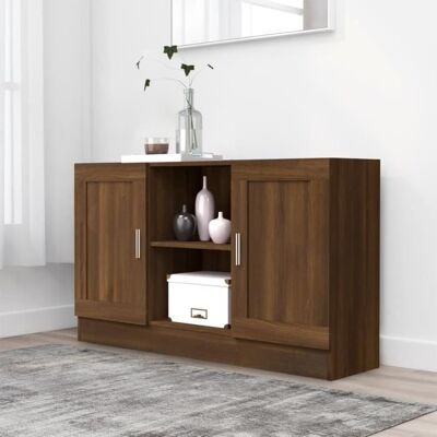 VIDAXL Buffet Chêne Marron 120X305X70 Cm Bois Dingénierie Marron - Publicité VIDAXL Buffet Chêne Marron 120X305X70 Cm Bois Dingénierie Marron - Publicité