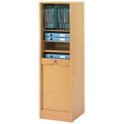 Armoire à dossiers Hêtre Simmob - 140cm Hauteur, 41cm Largeur, 44cm Profondeur - Avec Serrure - Publicité Armoire à dossiers Hêtre Simmob - 140cm Hauteur, 41cm Largeur, 44cm Profondeur - Avec Serrure - Publicité