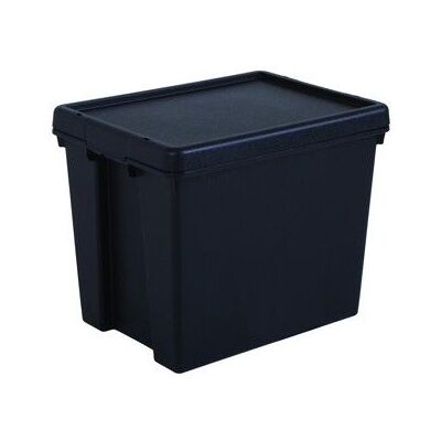 BOX AND BEYOND Boîte stockage en plastique noir 29 x 385 x 315 cm 24L Noir - Publicité BOX AND BEYOND Boîte stockage en plastique noir 29 x 385 x 315 cm 24L Noir - Publicité