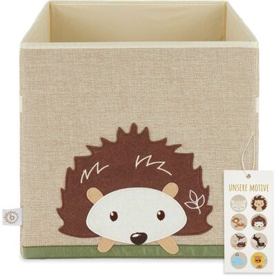 Boîte de rangement - BIECO - Motif hérisson - 36 l - Pliable - 33 x 33 x 33 cm - Publicité Boîte de rangement - BIECO - Motif hérisson - 36 l - Pliable - 33 x 33 x 33 cm - Publicité