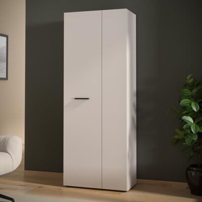 FORTE Armoire de rangement - 2 portes- Beige sable - L687 x P365 x H1811 cm Beige - Publicité FORTE Armoire de rangement - 2 portes- Beige sable - L687 x P365 x H1811 cm Beige - Publicité