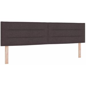 VIDAXL RUIG* CHIC Tête de lit - KENNETH - LED - Montage mural Marron foncé 180 cm tissu 189151 Marron - Publicité VIDAXL RUIG* CHIC Tête de lit - KENNETH - LED - Montage mural Marron foncé 180 cm tissu 189151 Marron - Publicité