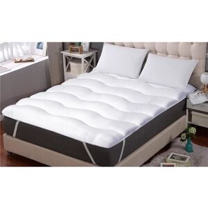 Surmatelas Glory Cloud Blanc 140x190cm Epaisseur 5cm Moelleux et épais Confort Cocooning - Publicité Surmatelas Glory Cloud Blanc 140x190cm Epaisseur 5cm Moelleux et épais Confort Cocooning - Publicité