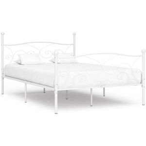 VIDAXL SALE 2026 Stable Structure de lit double Blanc - Cadre de lit sans matelas avec sommier à lattes métal 1603988 Blanc - Publicité VIDAXL SALE 2026 Stable Structure de lit double Blanc - Cadre de lit sans matelas avec sommier à lattes métal 1603988 Blanc - Publicité