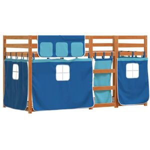 VIDAXL Lit simple Contemporain Lit superposé enfant sans matelas 90x190 cm bois de pin massif - 1 Place SP18006BED31918058 Bleu - Publicité VIDAXL Lit simple Contemporain Lit superposé enfant sans matelas 90x190 cm bois de pin massif - 1 Place SP18006BED31918058 Bleu - Publicité
