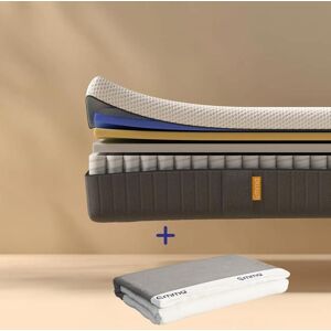 EMMA Matelas Emma Original 140x190 + Protège-matelas Imperméable Emma Imperméable Emma Mémoire de Forme + Ressorts 25cm - Publicité EMMA Matelas Emma Original 140x190 + Protège-matelas Imperméable Emma Imperméable Emma Mémoire de Forme + Ressorts 25cm - Publicité