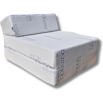 Matelas Pliable 160x60x12 cm- NATALIA SPZOO - Futon Chauffeuse - 60x160 cm epaisseur 12 cm - Housse Lavable - 1 Place - Publicité Matelas Pliable 160x60x12 cm- NATALIA SPZOO - Futon Chauffeuse - 60x160 cm epaisseur 12 cm - Housse Lavable - 1 Place - Publicité