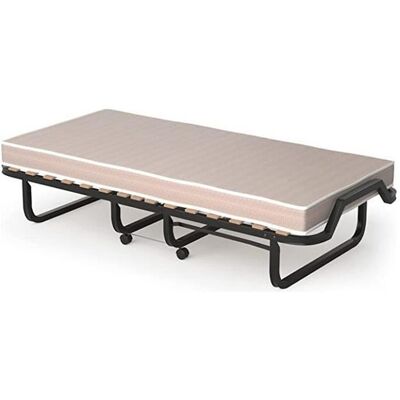 GIANTEX Lit d’Appoint Pliable 80x200 CM avec Roulettes+ Matelas en Mousse à Mémoire Épaisseur 10CMLit 1 Place en AcierCharge Beige - Publicité GIANTEX Lit d’Appoint Pliable 80x200 CM avec Roulettes+ Matelas en Mousse à Mémoire Épaisseur 10CMLit 1 Place en AcierCharge Beige - Publicité