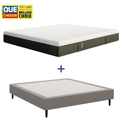 EMMA I Pack Matelas Emma Original Lite+ 140x190cm + Lit Emma One Cocoon Lite Blanc - Publicité EMMA I Pack Matelas Emma Original Lite+ 140x190cm + Lit Emma One Cocoon Lite Blanc - Publicité