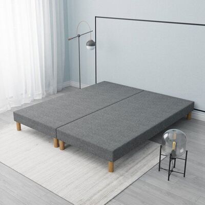 UNKNOWN - Sommier - Gris - 180x200 - Sommier tapissier - Publicité UNKNOWN - Sommier - Gris - 180x200 - Sommier tapissier - Publicité