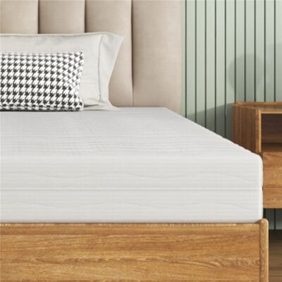 NOBRAND Matelas 120x200 cm en mousse froide haute résilience épaisseur 13 cm confort ergonomique et fermeté équilibrée - Publicité NOBRAND Matelas 120x200 cm en mousse froide haute résilience épaisseur 13 cm confort ergonomique et fermeté équilibrée - Publicité