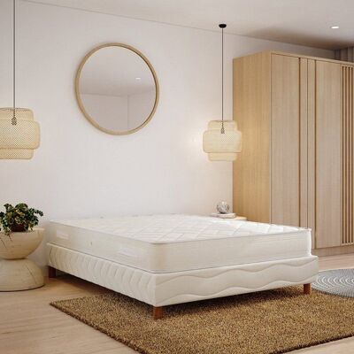 ELITE MATRESS COMPANY Matelas ZEN 140x190 – H20 cm – Mousse Techno Foam – Coutil stretch – Hypoallergénique – Confort mi-ferme - Publicité ELITE MATRESS COMPANY Matelas ZEN 140x190 – H20 cm – Mousse Techno Foam – Coutil stretch – Hypoallergénique – Confort mi-ferme - Publicité