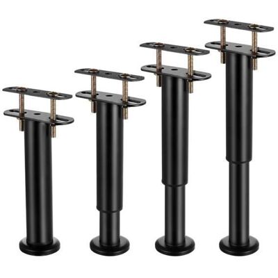 KJEHOME 4pcs Support pour Pieds De Lit 18-32cm Pieds RéGlables en Hauteur Pied pour Sommier MéTallique sans PerçAge Pied Multi PIED DE LIT Noir - Publicité KJEHOME 4pcs Support pour Pieds De Lit 18-32cm Pieds RéGlables en Hauteur Pied pour Sommier MéTallique sans PerçAge Pied Multi PIED DE LIT Noir - Publicité