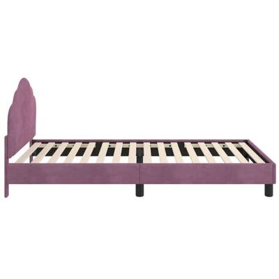 VIDAXL NEUF Lit simpleCadre de lit - 1 place/personne - pour enfants avec tête de lit Violet 80 x 200cm FR00_59220538988 Violet - Publicité VIDAXL NEUF Lit simpleCadre de lit - 1 place/personne - pour enfants avec tête de lit Violet 80 x 200cm FR00_59220538988 Violet - Publicité