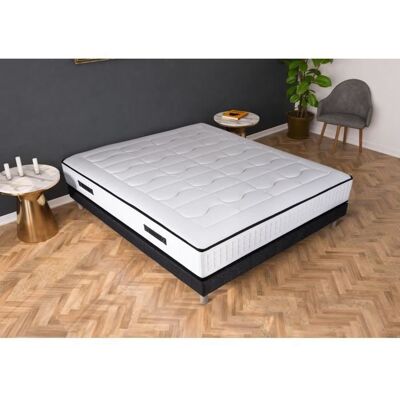 URBAN Collections BERLIN Matelas 160 x 200 cm - 960 ressorts ensachés - 7 zones de confort - 30 cm - Ferme - Publicité URBAN Collections BERLIN Matelas 160 x 200 cm - 960 ressorts ensachés - 7 zones de confort - 30 cm - Ferme - Publicité