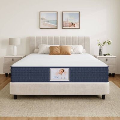 Matelas - 140x190 cm -22 cm dépaisseur- Mémoire de forme- Moelleux et Respirant- TEENO - Publicité Matelas - 140x190 cm -22 cm dépaisseur- Mémoire de forme- Moelleux et Respirant- TEENO - Publicité