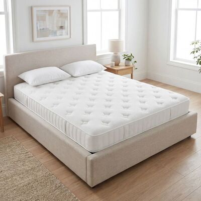 Matelas Double 140 x 200 cm COSTWAY Matelas Hybride en Mousse de 20cm 651 Ressorts Ensachés Individuels Soutien de Tout le Corps - Publicité Matelas Double 140 x 200 cm COSTWAY Matelas Hybride en Mousse de 20cm 651 Ressorts Ensachés Individuels Soutien de Tout le Corps - Publicité