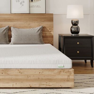 Novilla Matelas en mousse 90 x 190 cm épaisseur 18 cm réversible 7 zones housse lavable tissu OEKO-TEX mousse CertiPUR-US - Publicité Novilla Matelas en mousse 90 x 190 cm épaisseur 18 cm réversible 7 zones housse lavable tissu OEKO-TEX mousse CertiPUR-US - Publicité