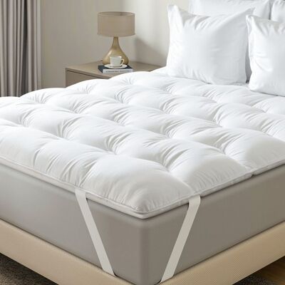 BedStory Surmatelas 160x200 cm Épaisseur de 5 cmMoelleux Anti-acarien Respirant 2 Places - Publicité BedStory Surmatelas 160x200 cm Épaisseur de 5 cmMoelleux Anti-acarien Respirant 2 Places - Publicité