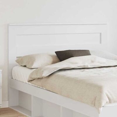 vidaXL Tête de lit Blanc Bois dingénierie 888093 Blanc - Publicité vidaXL Tête de lit Blanc Bois dingénierie 888093 Blanc - Publicité