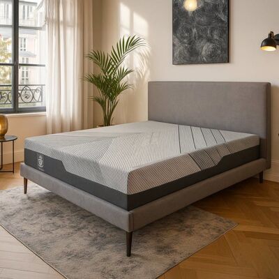 SAMPUR Matelas 160x200 Cm - Matelas Hybride respirant : Accueil Mémoire De Forme Mousse Bambou Et Ressorts Ensachés - Publicité SAMPUR Matelas 160x200 Cm - Matelas Hybride respirant : Accueil Mémoire De Forme Mousse Bambou Et Ressorts Ensachés - Publicité