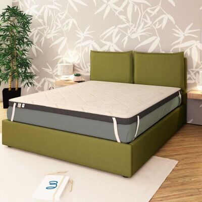 BALDIFLEX Surmatelas Bambou 180x190 cm - Mémoire de forme - Épaisseur 8 cm - Qualité optimal - Publicité BALDIFLEX Surmatelas Bambou 180x190 cm - Mémoire de forme - Épaisseur 8 cm - Qualité optimal - Publicité