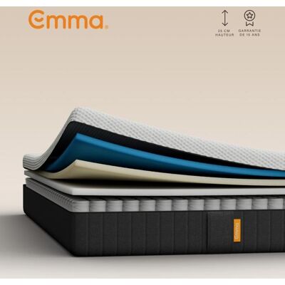 Matelas Hybride Emma 140x190 - Confort Respirant - Publicité Matelas Hybride Emma 140x190 - Confort Respirant - Publicité