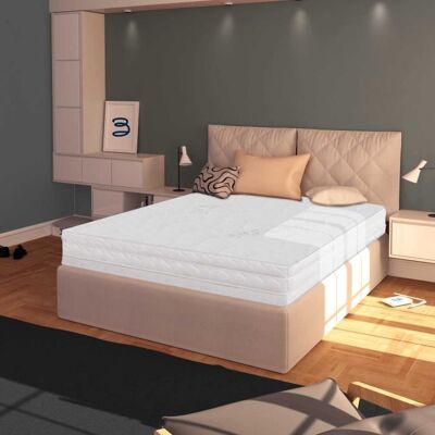 Matelas EASY SILVER 180x190 cm - BALDIFLEX - En Mousse Polyuréthane - Confort Equilibré - Epaisseur 15 cm - Publicité Matelas EASY SILVER 180x190 cm - BALDIFLEX - En Mousse Polyuréthane - Confort Equilibré - Epaisseur 15 cm - Publicité