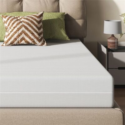 NOBRAND Matelas 120x200 cm en mousse froide haute résilience 20 cm dépaisseur confort moelleux et soutien optimal - Publicité NOBRAND Matelas 120x200 cm en mousse froide haute résilience 20 cm dépaisseur confort moelleux et soutien optimal - Publicité