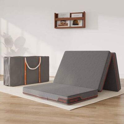 NOVILLA Sweetnight Matelas Pliable 135x190x10cm Matelas Pliant Adulte 2 Places Mousse en Gel Moelleux Parfait pour Voiture Camping - Publicité NOVILLA Sweetnight Matelas Pliable 135x190x10cm Matelas Pliant Adulte 2 Places Mousse en Gel Moelleux Parfait pour Voiture Camping - Publicité