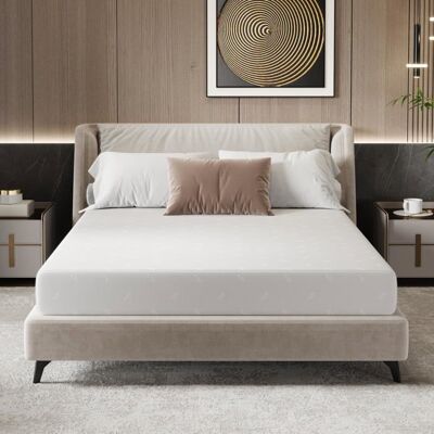 Novilla Matelas 160x200 18 cm Matelas Mousse à Mémoire de Forme en Gel 7 Zones Mousse en Fibre de Bambou Matelas de Lit - Publicité Novilla Matelas 160x200 18 cm Matelas Mousse à Mémoire de Forme en Gel 7 Zones Mousse en Fibre de Bambou Matelas de Lit - Publicité