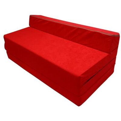 Matelas pliant sofa 200x120x10 cm pour adultes et enfants - NATALIA SPZOO - Rouge - Ferme - 120 x 200 cm - Mousse polyuréthane Rouge - Publicité Matelas pliant sofa 200x120x10 cm pour adultes et enfants - NATALIA SPZOO - Rouge - Ferme - 120 x 200 cm - Mousse polyuréthane Rouge - Publicité
