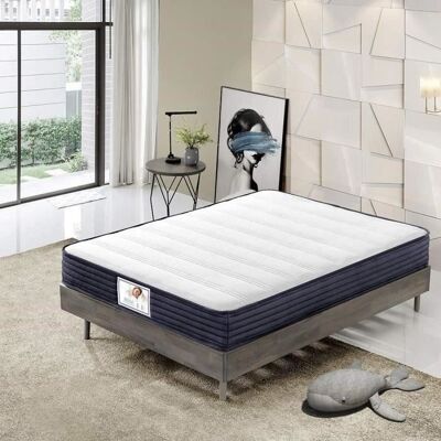 Matelas à ressorts et mémoire de forme TEENO - 140x190 cm - 22 cm - Equilibré Moelleux et Respirant - Publicité Matelas à ressorts et mémoire de forme TEENO - 140x190 cm - 22 cm - Equilibré Moelleux et Respirant - Publicité