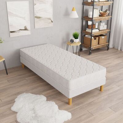 ELITE MATRESS COMPANY Matelas Confort+ 90x200 cm – Hauteur 17 cm - Publicité ELITE MATRESS COMPANY Matelas Confort+ 90x200 cm – Hauteur 17 cm - Publicité