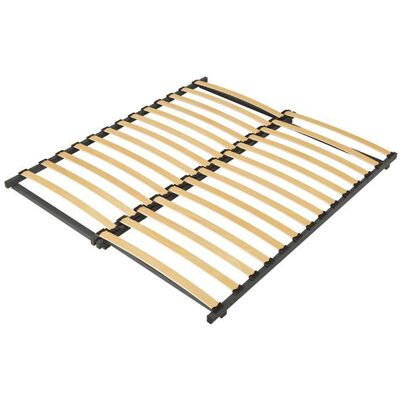 EBAC LITERIE Sommier extensible 88 - 162x195 cm - 27 lattes Gris - Publicité EBAC LITERIE Sommier extensible 88 - 162x195 cm - 27 lattes Gris - Publicité