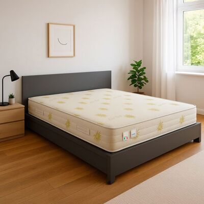 Matelas DUCK 180x190 cm - BALDIFLEX - En mousse à mémoire de forme - Avec rêvetement en tissu Aloe Vera - epaisseur 25 cm - Publicité Matelas DUCK 180x190 cm - BALDIFLEX - En mousse à mémoire de forme - Avec rêvetement en tissu Aloe Vera - epaisseur 25 cm - Publicité