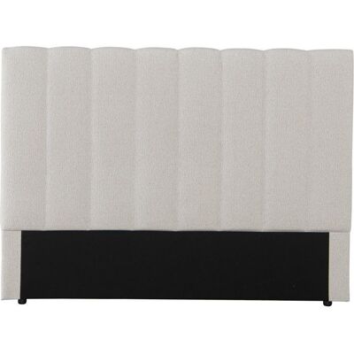 Tête de lit en tissu texturé Val Thorens - Beige - 140 cm Beige - Publicité Tête de lit en tissu texturé Val Thorens - Beige - 140 cm Beige - Publicité