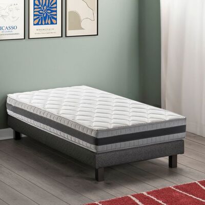 BLUE MOON Matelas 90x190 cm COZY RELAX - Confort universel pour tous - Double face enveloppante Mémoire de forme et ferme HD - epaisseur 21 - Publicité BLUE MOON Matelas 90x190 cm COZY RELAX - Confort universel pour tous - Double face enveloppante Mémoire de forme et ferme HD - epaisseur 21 - Publicité