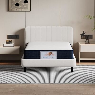Matelas 90x190 cm TEENO - Matelas à ressorts mémoire de forme - 22 cmMoelleux et Respirant - Publicité Matelas 90x190 cm TEENO - Matelas à ressorts mémoire de forme - 22 cmMoelleux et Respirant - Publicité