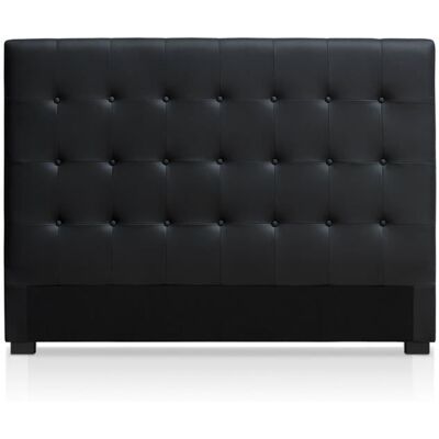 MENZZO Tête de lit Luxor 160cm Noir - Simili & P.U. L160 x P8 x H120 cm Noir - Publicité MENZZO Tête de lit Luxor 160cm Noir - Simili & P.U. L160 x P8 x H120 cm Noir - Publicité