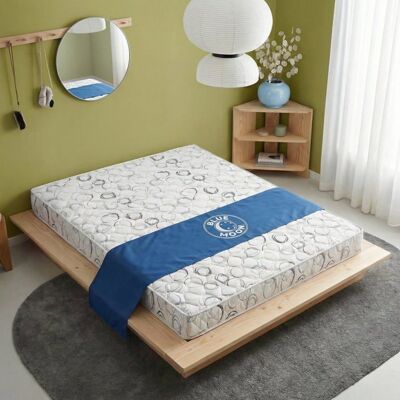 BLUE MOON –Matelas SYMPA 140x200. 5 zones de confort. Épaisseur 14 cm –Compatible lits IKEA –Fabriqué en Belgique –Garantie 7 ans - Publicité BLUE MOON –Matelas SYMPA 140x200. 5 zones de confort. Épaisseur 14 cm –Compatible lits IKEA –Fabriqué en Belgique –Garantie 7 ans - Publicité