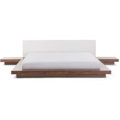 Beliani Beliani Cadre de lit en bois clair taille super king UE - Cadre de lit - Publicité Beliani Beliani Cadre de lit en bois clair taille super king UE - Cadre de lit - Publicité
