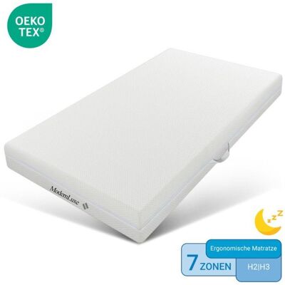 Matelas - LANGTU - 90x200 - Mousse confort 7 zones - Hauteur 20 cm - Ultra respirant déhoussable - Publicité Matelas - LANGTU - 90x200 - Mousse confort 7 zones - Hauteur 20 cm - Ultra respirant déhoussable - Publicité