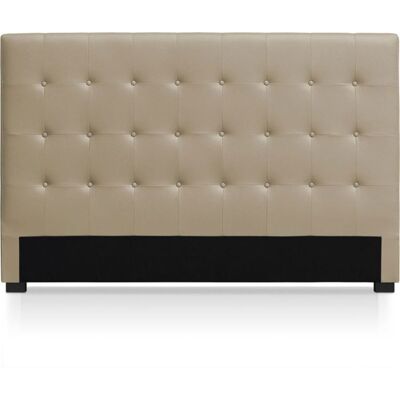 MENZZO Tête de lit Luxor 180cm Taupe - Simili & P.U. L180 x P8 x H120 cm Marron - Publicité MENZZO Tête de lit Luxor 180cm Taupe - Simili & P.U. L180 x P8 x H120 cm Marron - Publicité