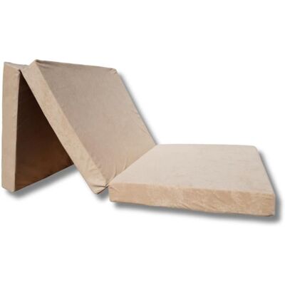 Matelas 195x65x8 cm lit futon pliable pliant - NATALIA SPZOO - Mousse polyuréthane - 1 personne - Publicité Matelas 195x65x8 cm lit futon pliable pliant - NATALIA SPZOO - Mousse polyuréthane - 1 personne - Publicité