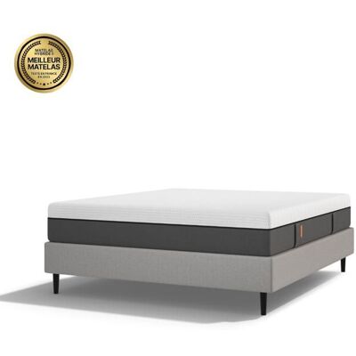 EMMA I Pack Matelas Emma Original+ 140x190cm + Lit Emma One Cocoon Lite Blanc - Publicité EMMA I Pack Matelas Emma Original+ 140x190cm + Lit Emma One Cocoon Lite Blanc - Publicité